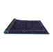 Sideview of Persian Blue Traditional Rug, tr667blu