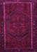 Machine Washable Persian Pink Traditional Rug, wshtr667pnk