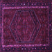 Square Persian Purple Traditional Rug, tr667pur