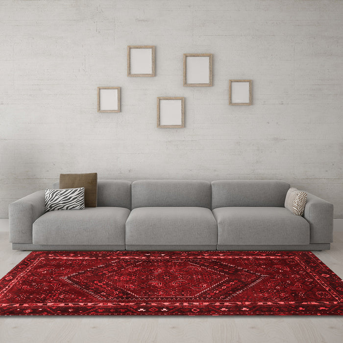 Traditional Red Washable Rugs