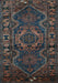 Machine Washable Persian Light Blue Traditional Rug, wshtr668lblu