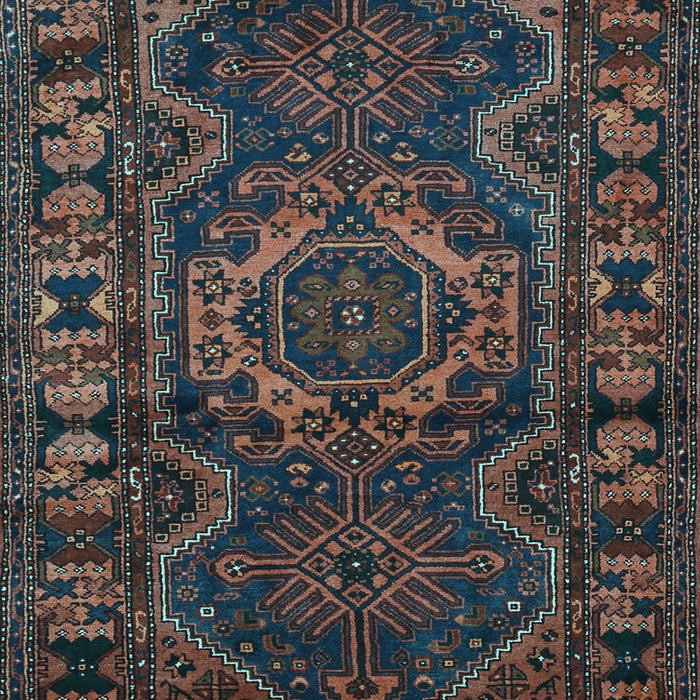 Machine Washable Persian Light Blue Traditional Rug, wshtr668lblu