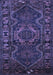 Machine Washable Persian Blue Traditional Rug, wshtr668blu