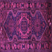 Square Persian Purple Traditional Rug, tr668pur