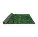 Sideview of Persian Emerald Green Traditional Rug, tr668emgrn