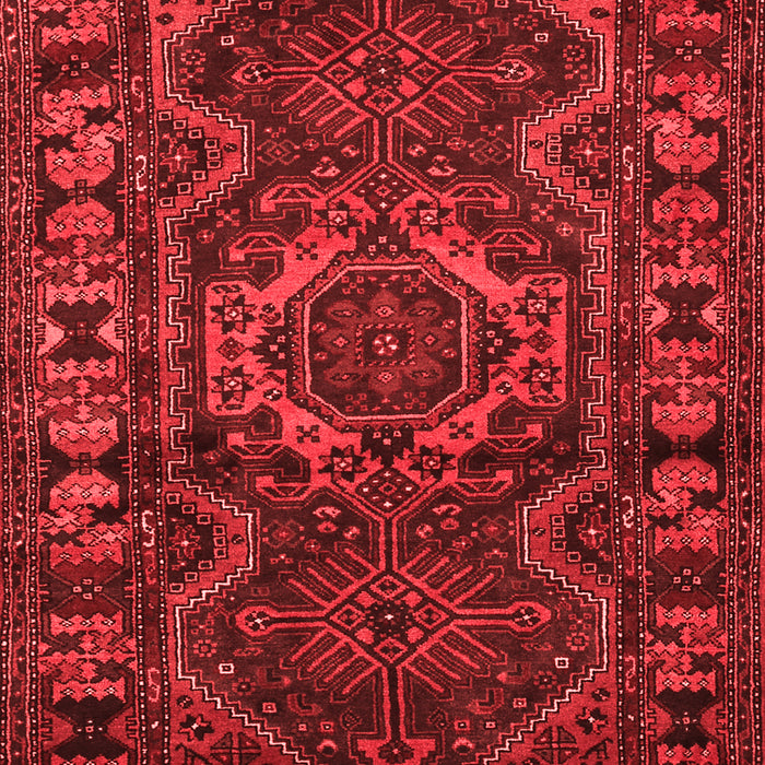 Machine Washable Persian Red Traditional Rug, wshtr668red