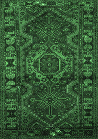 Persian Emerald Green Traditional Rug, tr668emgrn
