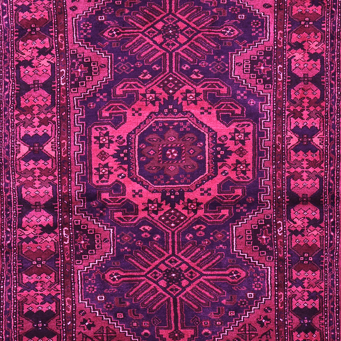 Machine Washable Persian Pink Traditional Rug, wshtr668pnk