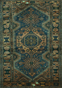 Persian Turquoise Traditional Rug, tr668turq