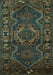 Persian Turquoise Traditional Rug, tr668turq
