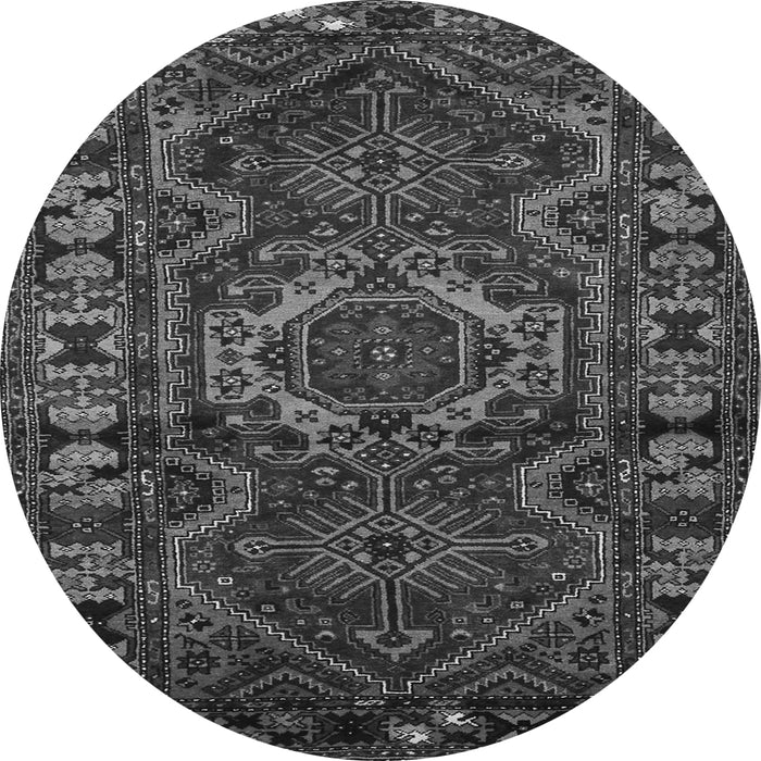 Square Persian Gray Traditional Rug, tr668gry