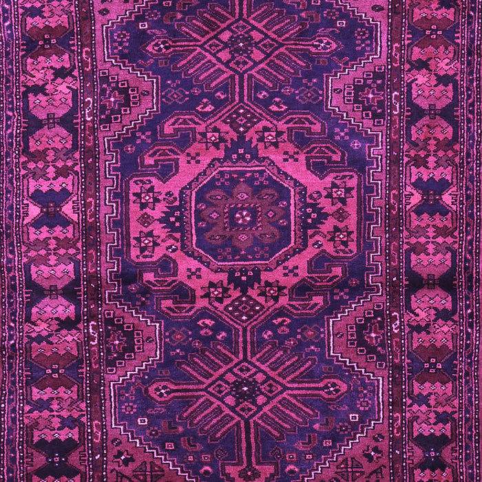 Machine Washable Persian Purple Traditional Area Rugs, wshtr668pur