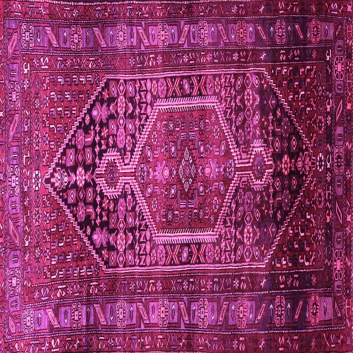 Square Persian Pink Traditional Rug, tr669pnk