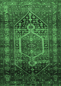 Persian Emerald Green Traditional Rug, tr669emgrn