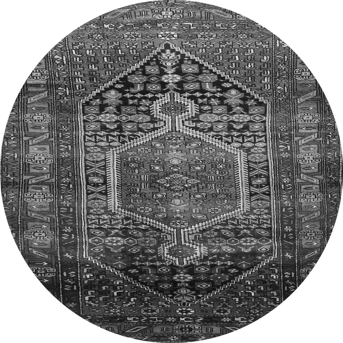 Square Persian Gray Traditional Rug, tr669gry