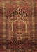 Persian Brown Traditional Rug, tr669brn