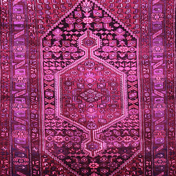Machine Washable Persian Pink Traditional Rug, wshtr669pnk