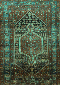 Persian Turquoise Traditional Rug, tr669turq
