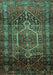 Persian Turquoise Traditional Rug, tr669turq