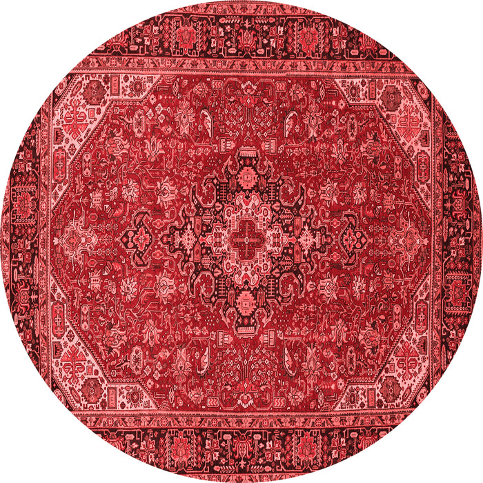 Medallion Red Traditional Rug, tr66red