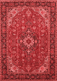 Medallion Red Traditional Rug, tr66red