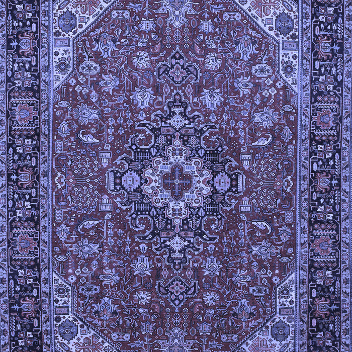 Medallion Blue Traditional Rug, tr66blu