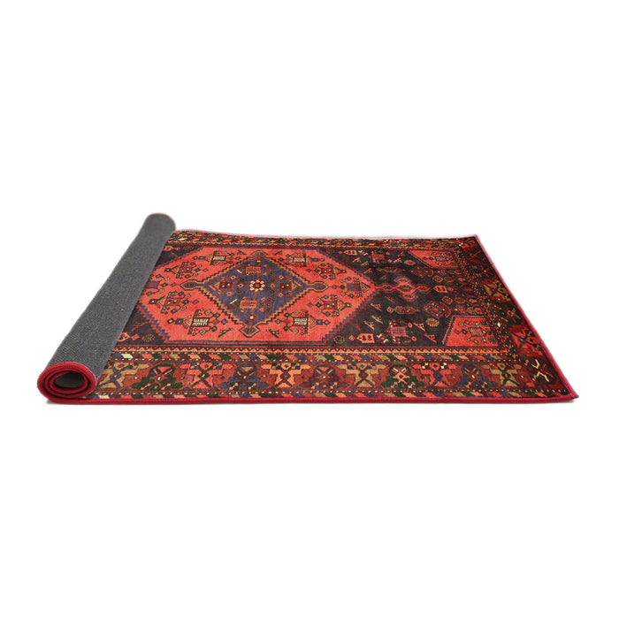 Sideview of Traditional Red Persian Rug, tr670