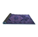 Sideview of Persian Blue Traditional Rug, tr670blu