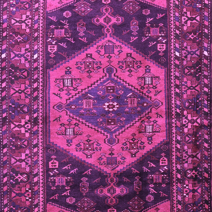Machine Washable Persian Purple Traditional Area Rugs, wshtr670pur