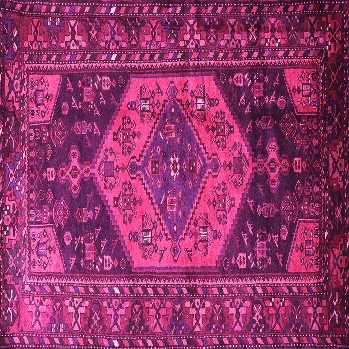 Square Persian Pink Traditional Rug, tr670pnk