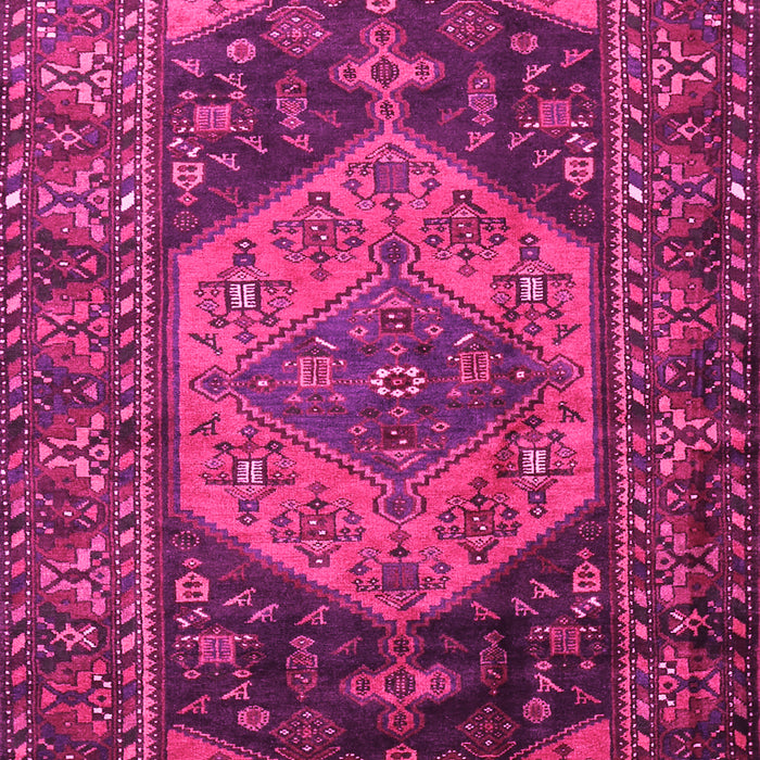 Machine Washable Persian Pink Traditional Rug, wshtr670pnk