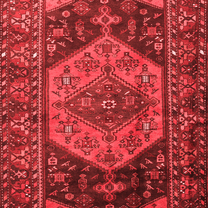 Machine Washable Persian Red Traditional Rug, wshtr670red