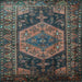 Square Persian Light Blue Traditional Rug, tr670lblu