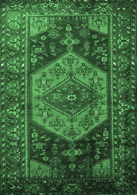 Persian Emerald Green Traditional Rug, tr670emgrn