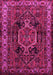 Machine Washable Persian Pink Traditional Rug, wshtr671pnk