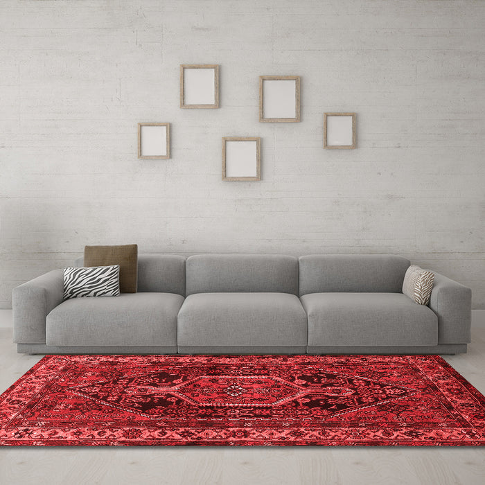 Traditional Red Washable Rugs