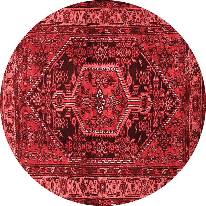 Machine Washable Persian Red Traditional Rug, wshtr671red