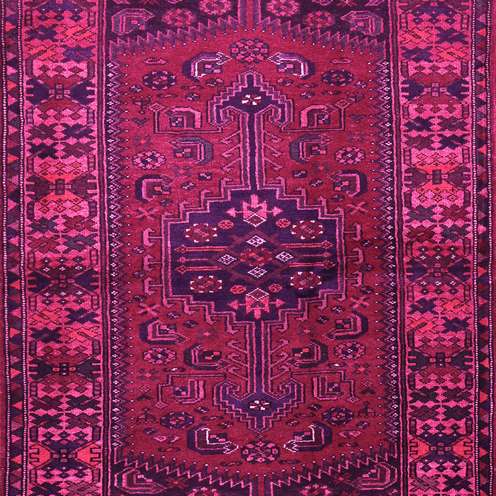 Machine Washable Persian Pink Traditional Rug, wshtr672pnk