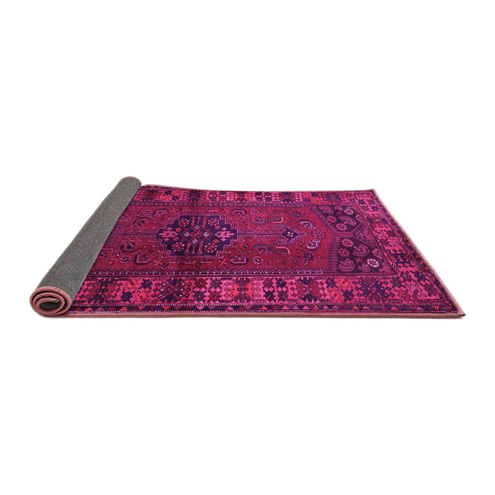 Sideview of Persian Pink Traditional Rug, tr672pnk
