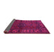 Sideview of Persian Pink Traditional Rug, tr672pnk