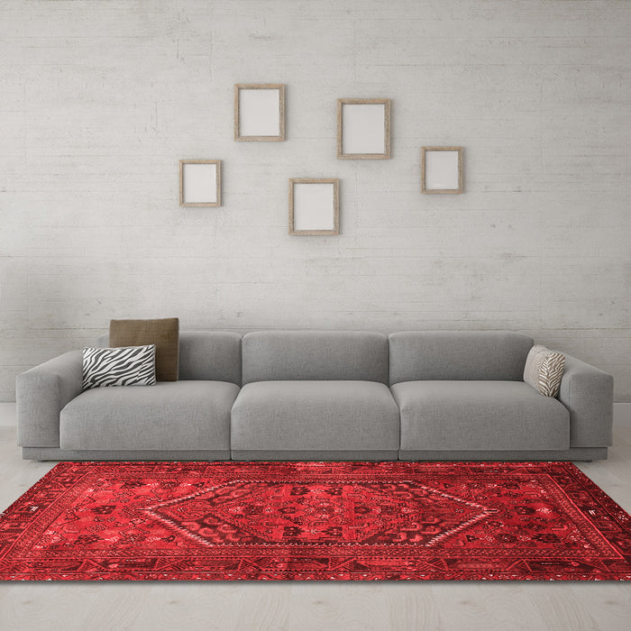 Traditional Red Washable Rugs