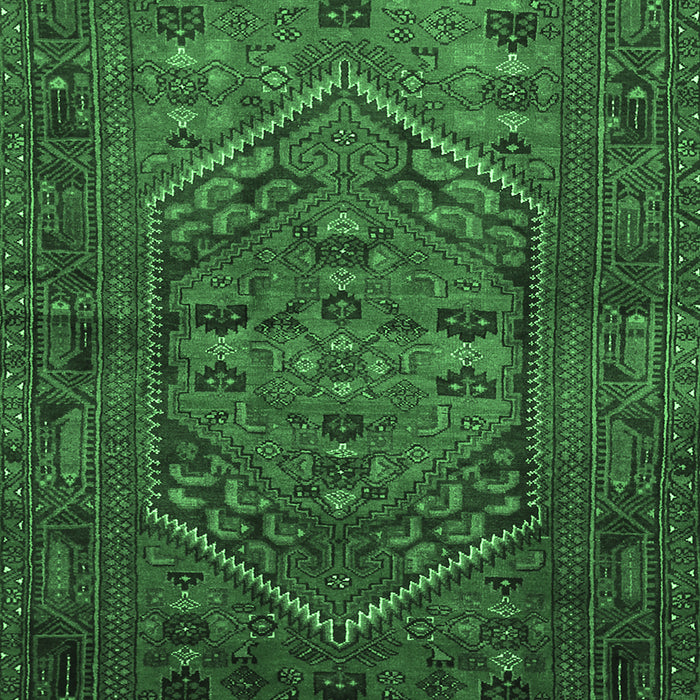 Persian Emerald Green Traditional Rug, tr673emgrn