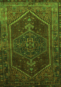 Persian Green Traditional Rug, tr674grn