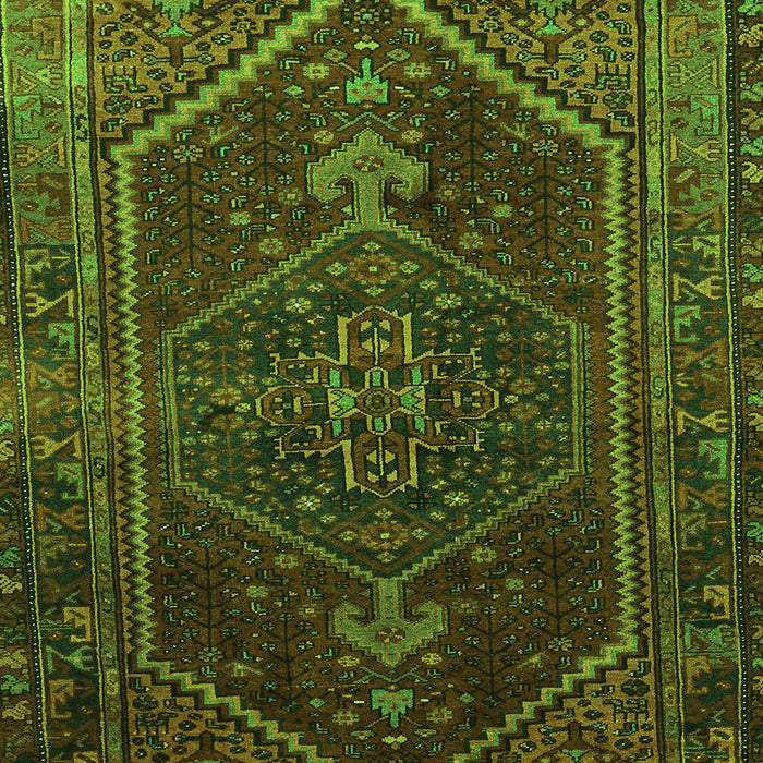 Persian Green Traditional Rug, tr674grn