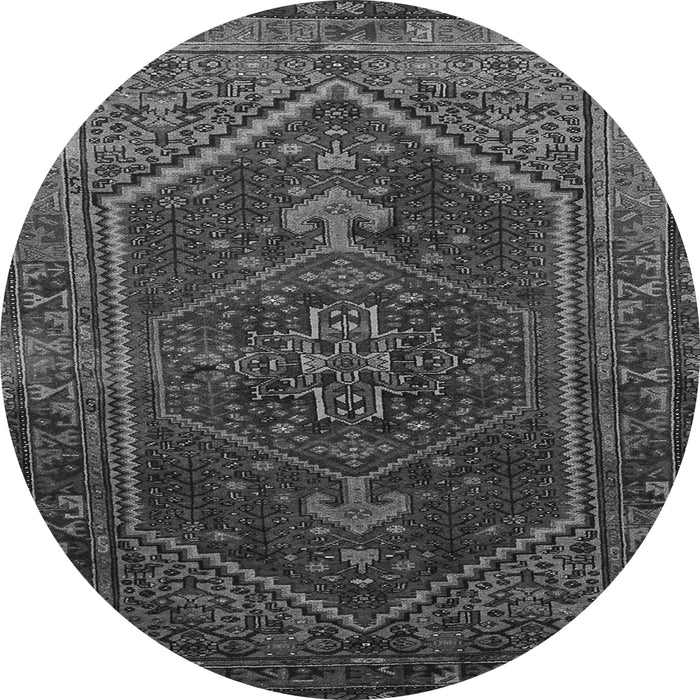 Square Persian Gray Traditional Rug, tr674gry