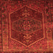 Serging Thickness of Persian Orange Traditional Rug, tr674org