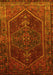 Persian Yellow Traditional Rug, tr674yw