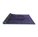 Sideview of Persian Blue Traditional Rug, tr674blu
