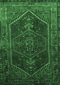 Persian Emerald Green Traditional Rug, tr674emgrn