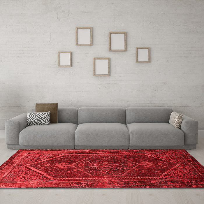 Traditional Red Washable Rugs